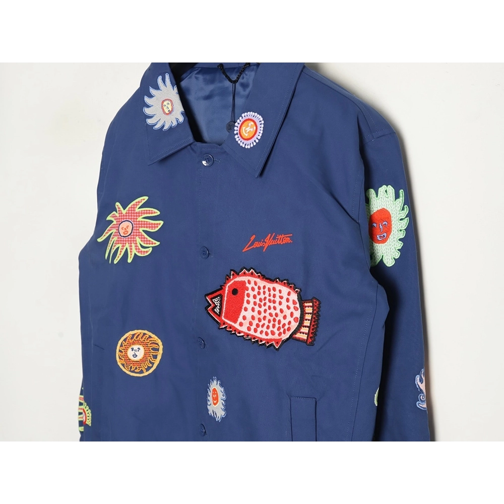Louis Vuitton Yayoi Kusama Sunfish Embroidered Jacket,Louis Vuitton