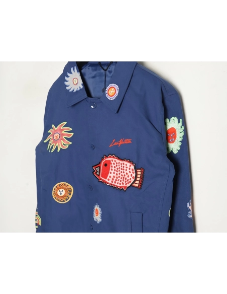 Louis Vuitton Yayoi Kusama Sunfish Embroidered Jacket,Louis Vuitton