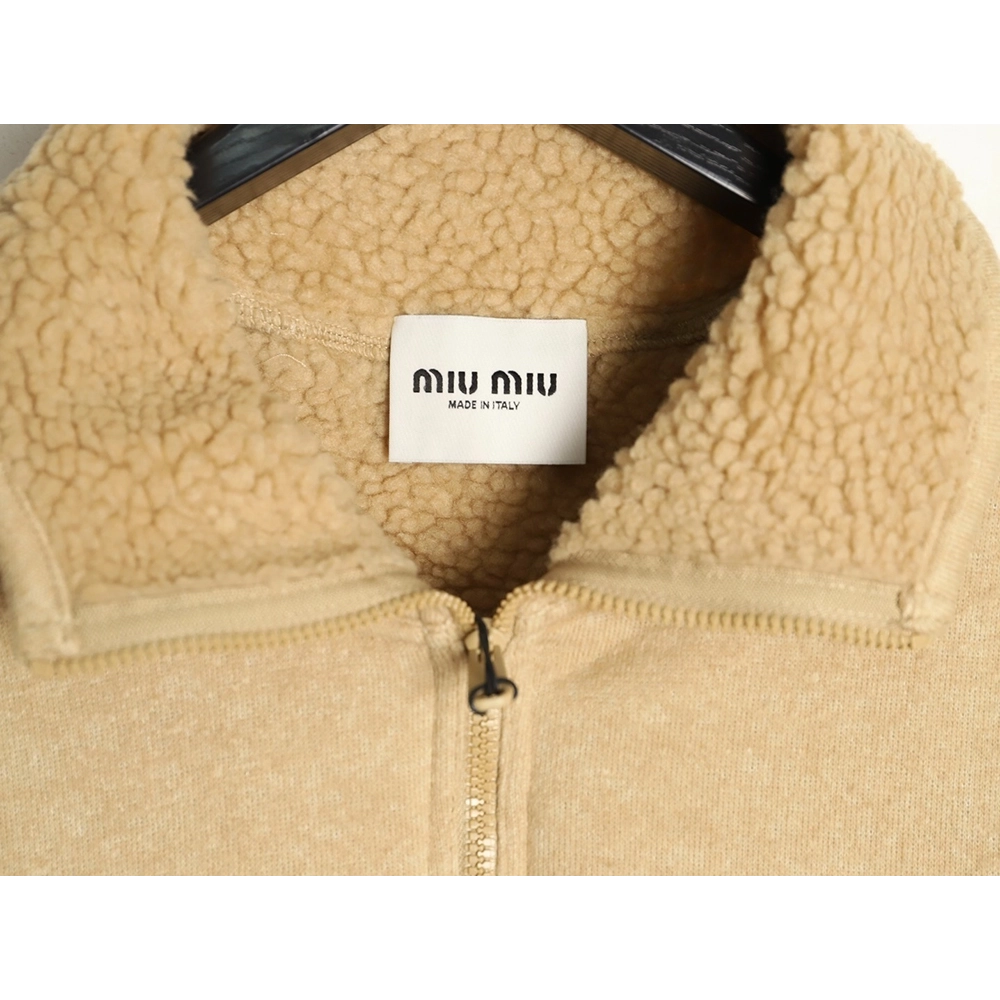Miu Miu plush collared coat,Miu Miu