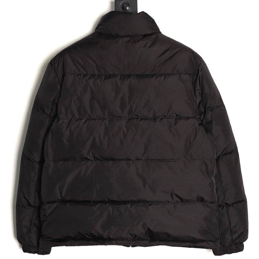 Prada triangular label stand-up collar down jacket,Prada
