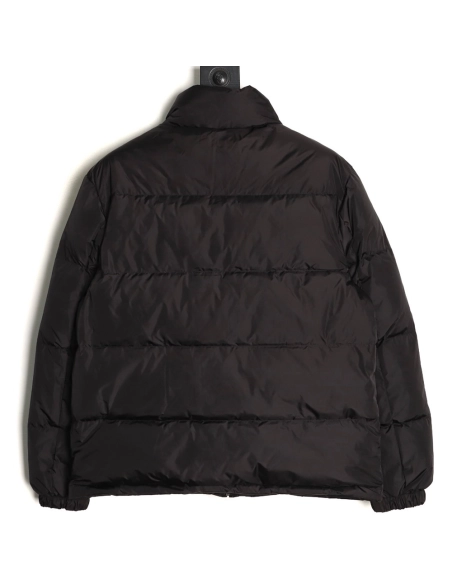 Prada triangular label stand-up collar down jacket,Prada