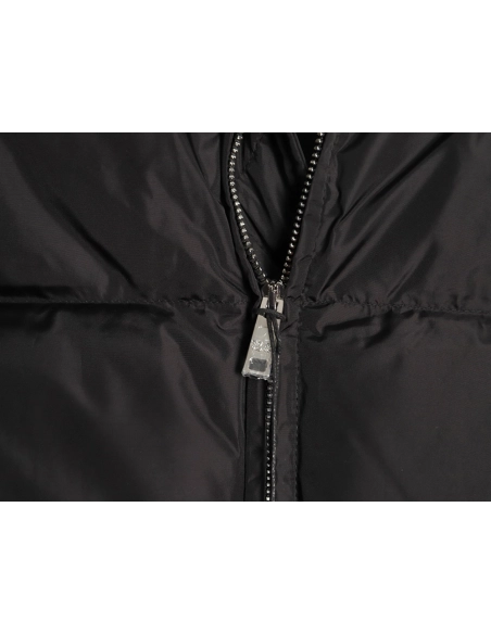 Prada triangular label stand-up collar down jacket,Prada