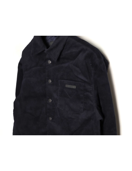 Prada Corduroy Jacket with Pocket Triangle Label,Prada