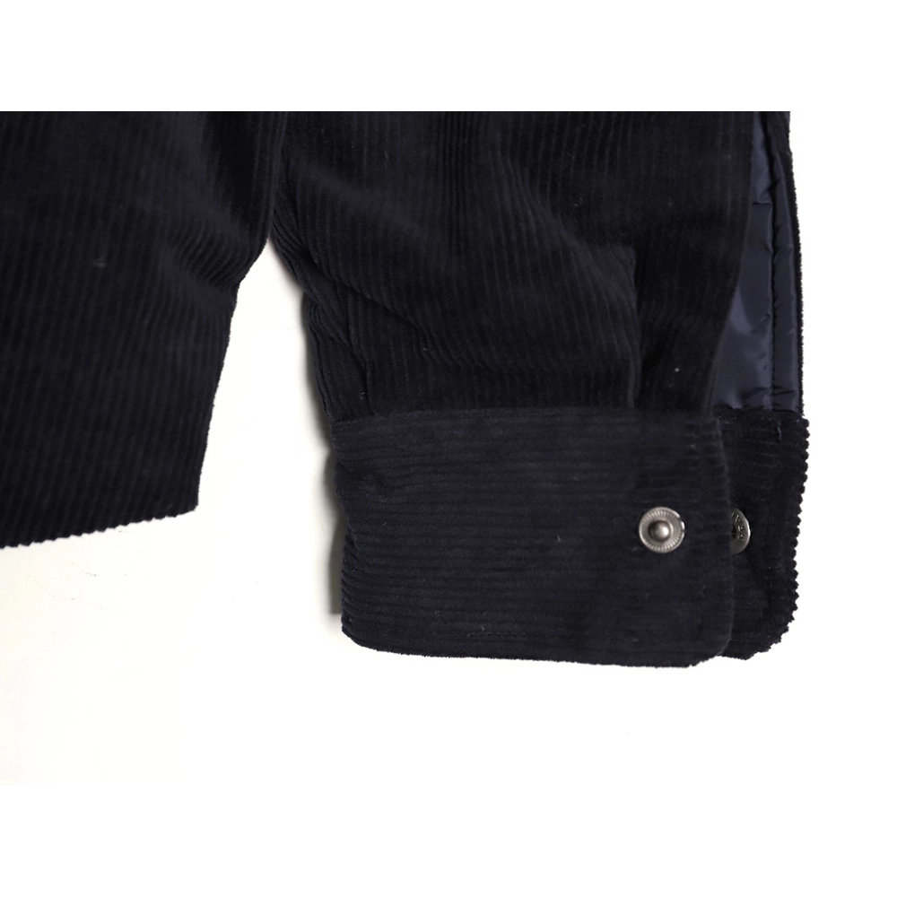 Prada Corduroy Jacket with Pocket Triangle Label,Prada