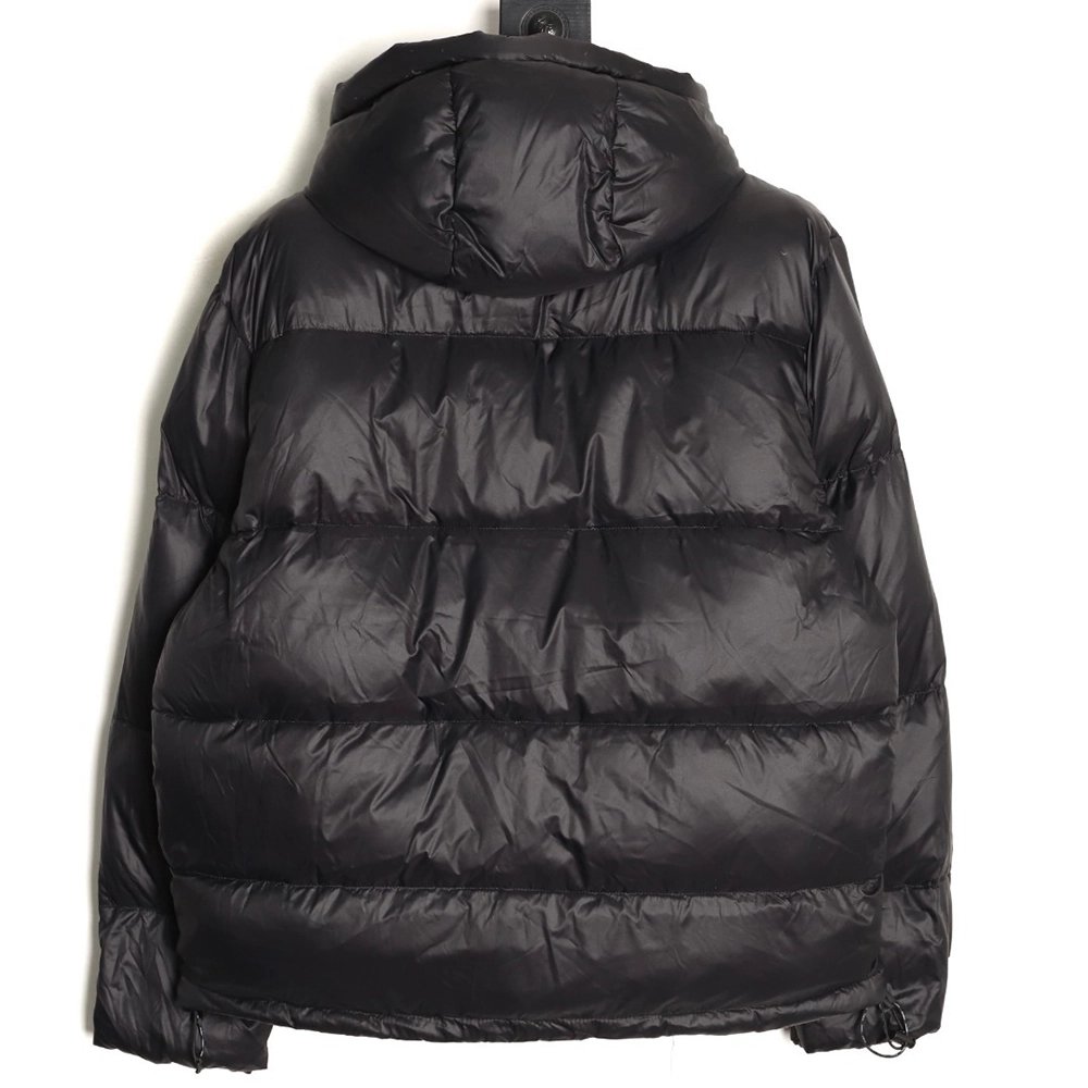 Stussy solid color zip-up hooded down jacket,Stussy