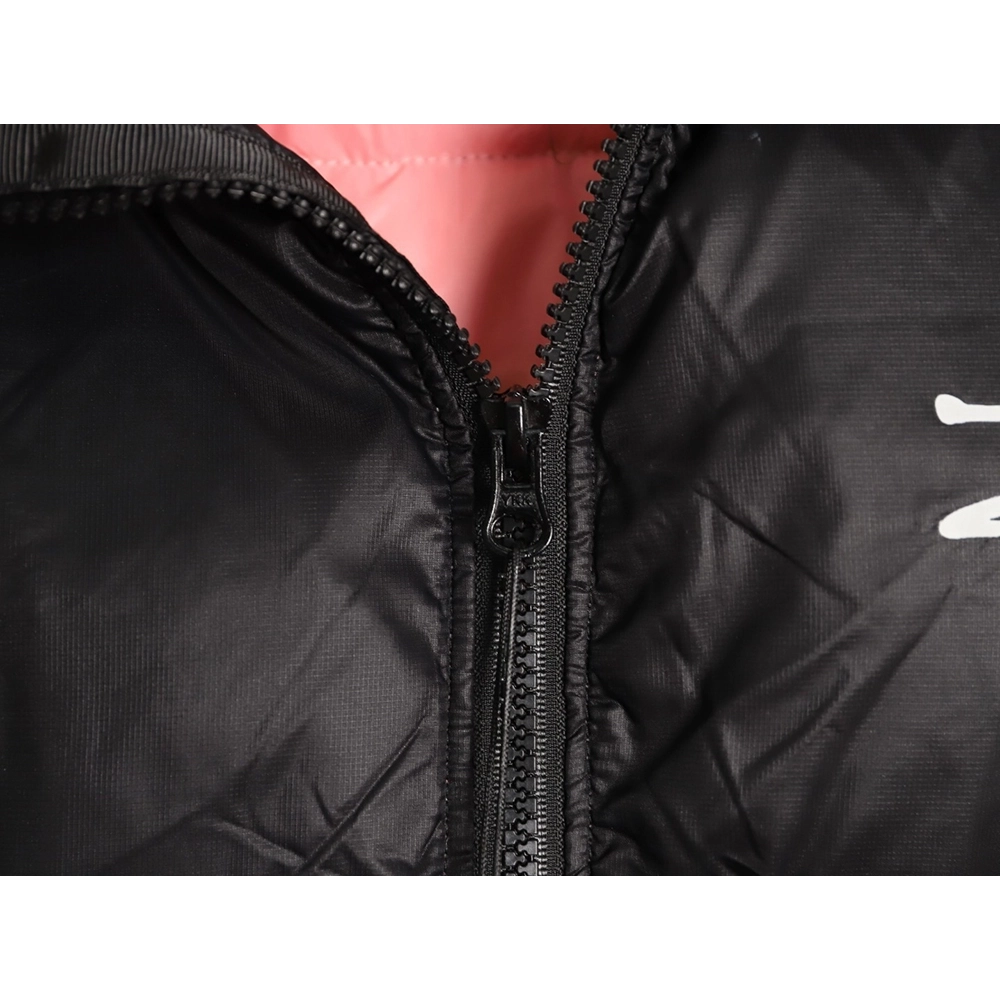 Stussy solid color zip-up hooded down jacket,Stussy