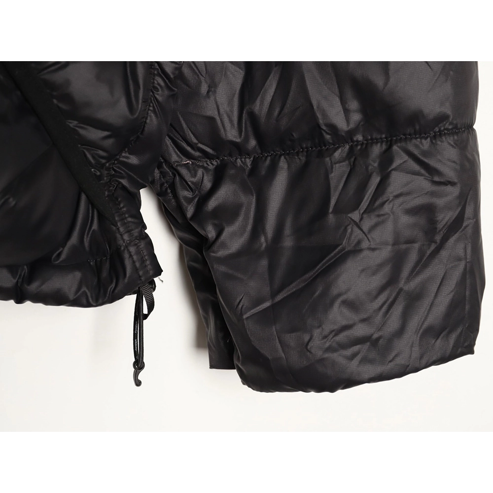 Stussy solid color zip-up hooded down jacket,Stussy