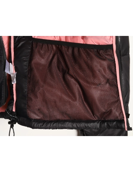 Stussy solid color zip-up hooded down jacket,Stussy