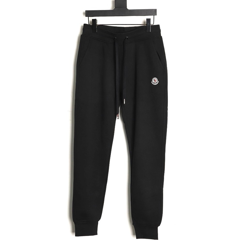 Moncler classic logo stretch slim fit fleece-lined sweatpants TSK1,Moncler