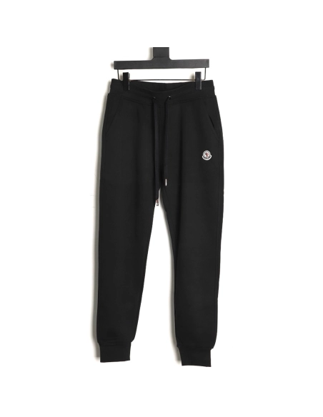 Moncler classic logo stretch slim fit fleece-lined sweatpants TSK1,Moncler