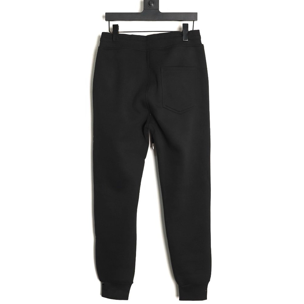 Moncler classic logo stretch slim fit fleece-lined sweatpants TSK1,Moncler