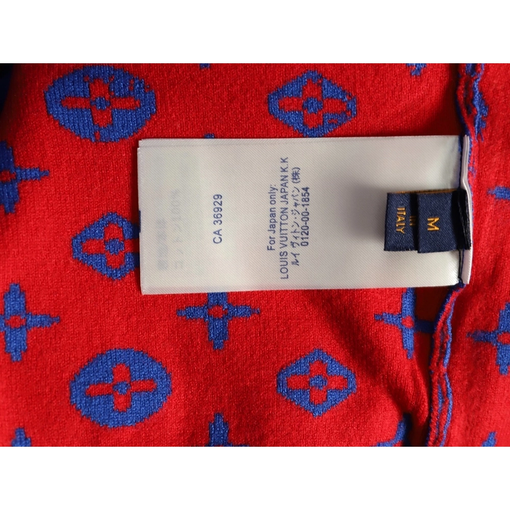 Louis Vuitton all-over starry gradient wool knit sweater,Louis Vuitton