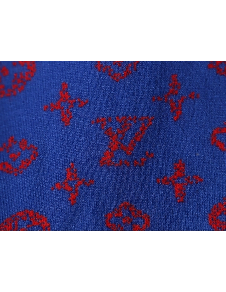 Louis Vuitton all-over starry gradient wool knit sweater,Louis Vuitton