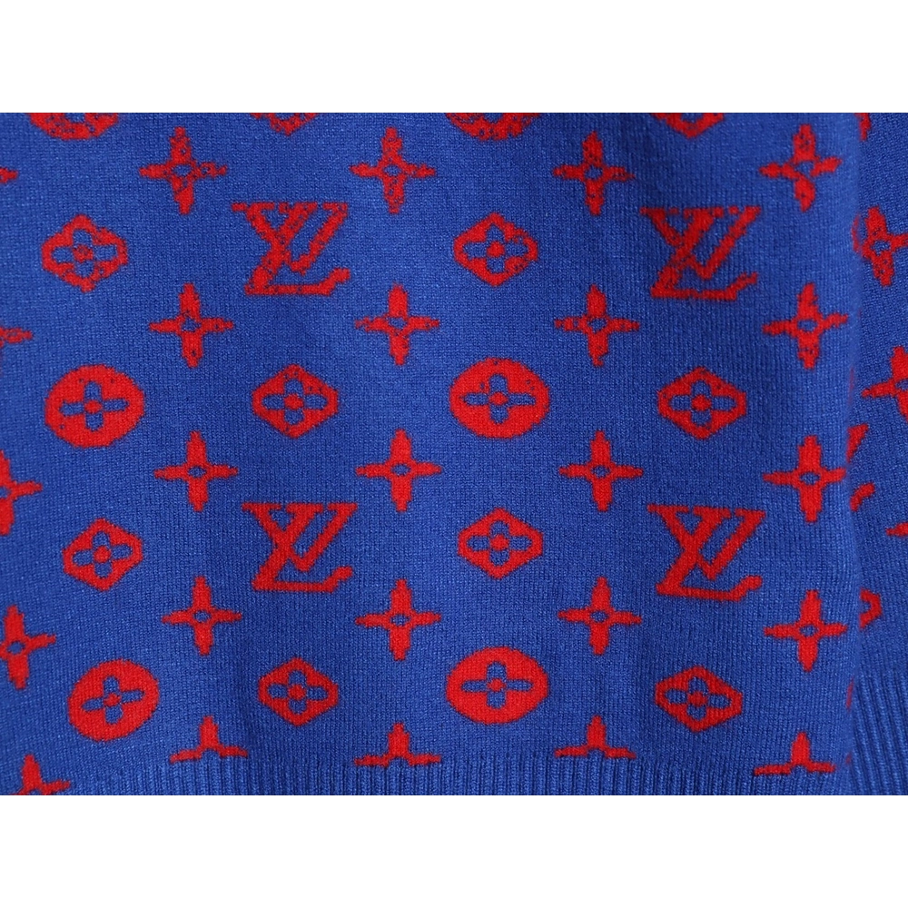 Louis Vuitton all-over starry gradient wool knit sweater,Louis Vuitton