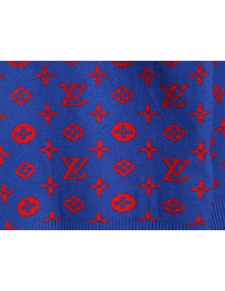 Louis Vuitton all-over starry gradient wool knit sweater,Louis Vuitton