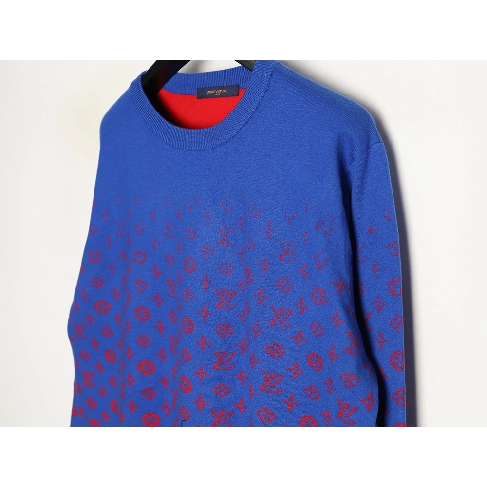 Louis Vuitton all-over starry gradient wool knit sweater,Louis Vuitton