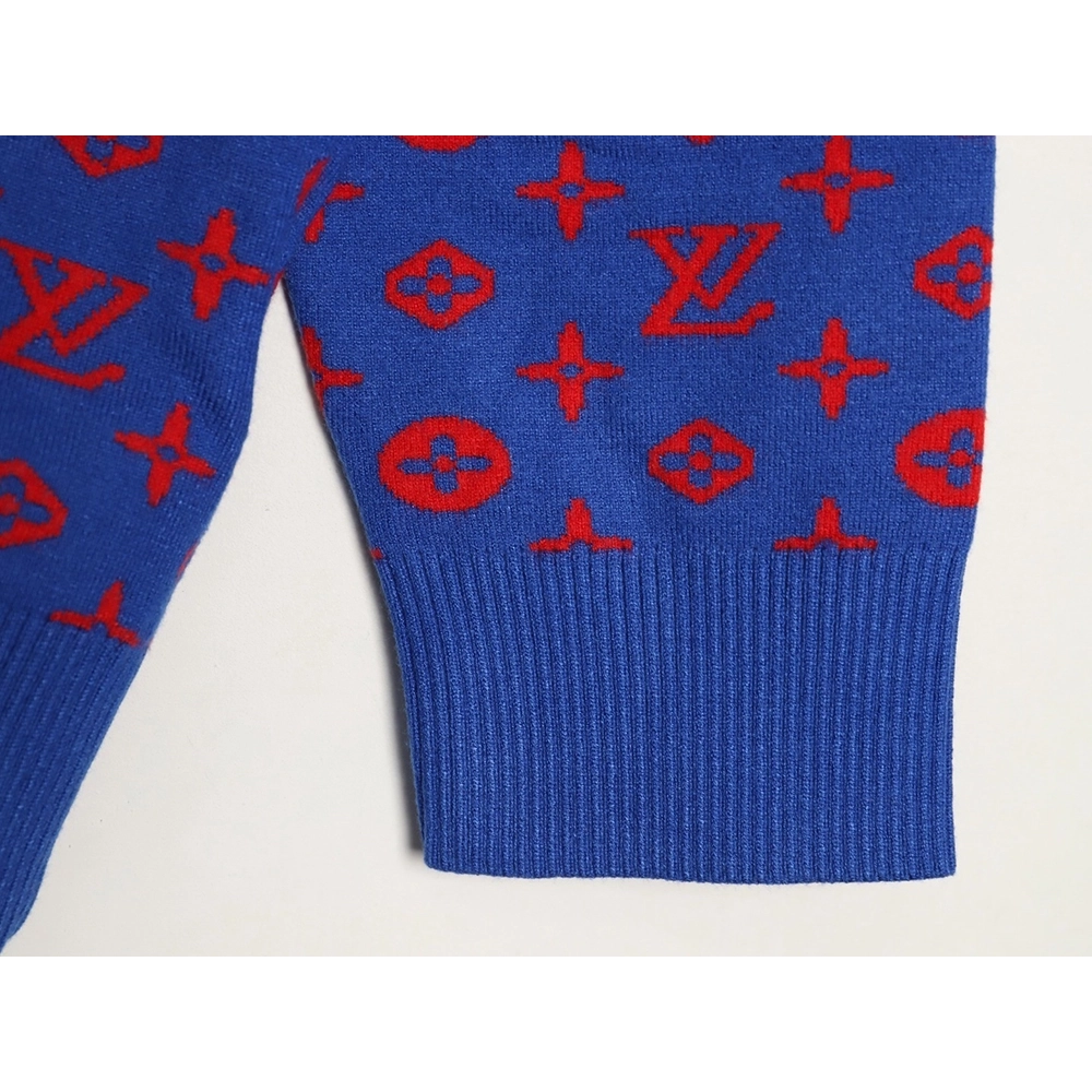 Louis Vuitton all-over starry gradient wool knit sweater,Louis Vuitton