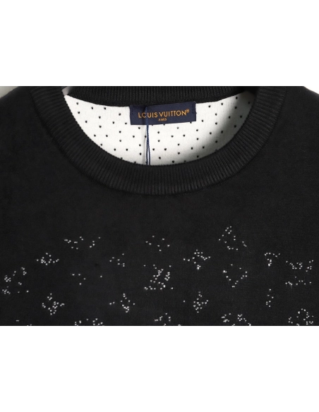 Louis Vuitton all-over starry gradient wool knit sweater TSK1,Louis Vuitton