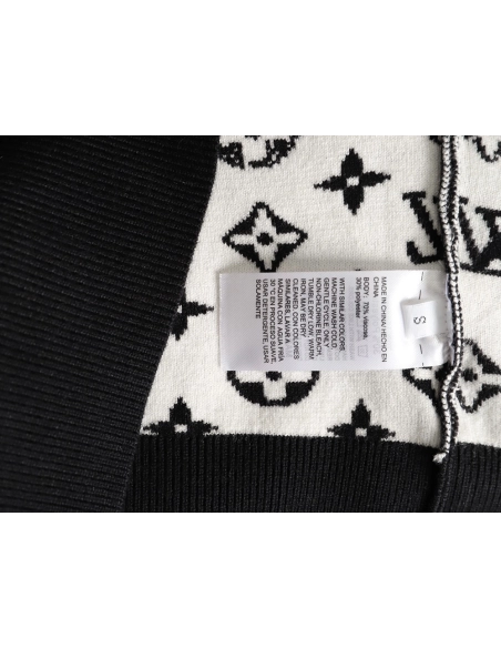 Louis Vuitton all-over starry gradient wool knit sweater TSK1,Louis Vuitton