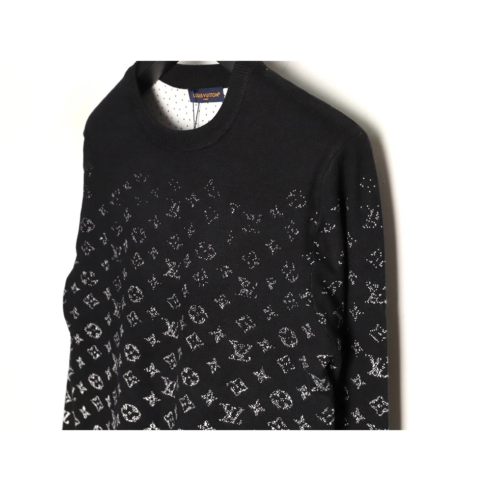 Louis Vuitton all-over starry gradient wool knit sweater TSK1,Louis Vuitton