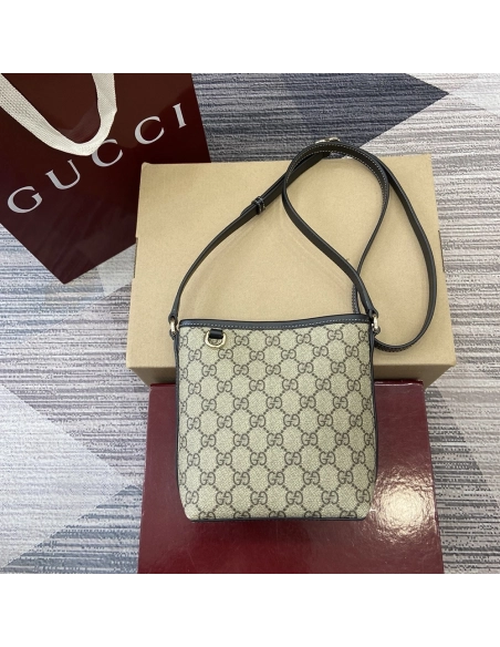 Gucci GG Emblem nano bucket bags 847090 15X18X7.8cm,Gucci Bags,BAGS