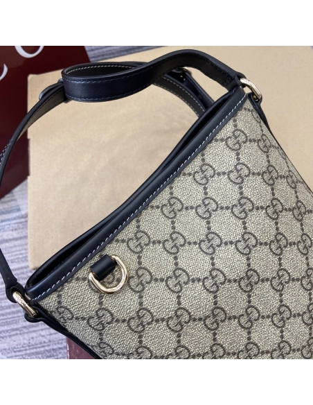Gucci GG Emblem nano bucket bags 847090 15X18X7.8cm,Gucci Bags,BAGS