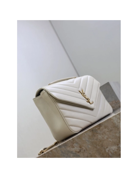 Saint Laurent LOULOU Large Quilted Lambskin Handbag 803541 32X22X10cm,YSL Bags,BAGS