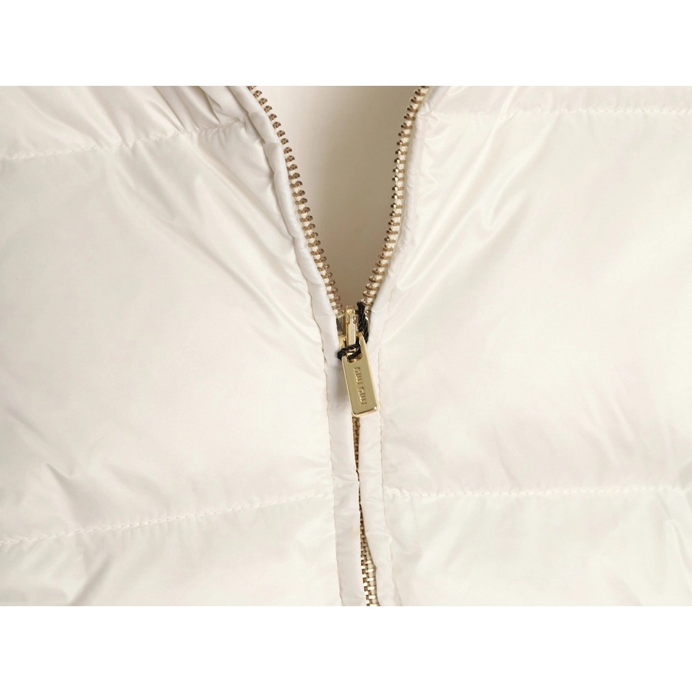 Miu Miu plaid short down jacket,Miu Miu Jacket,Jacket,APPAREL