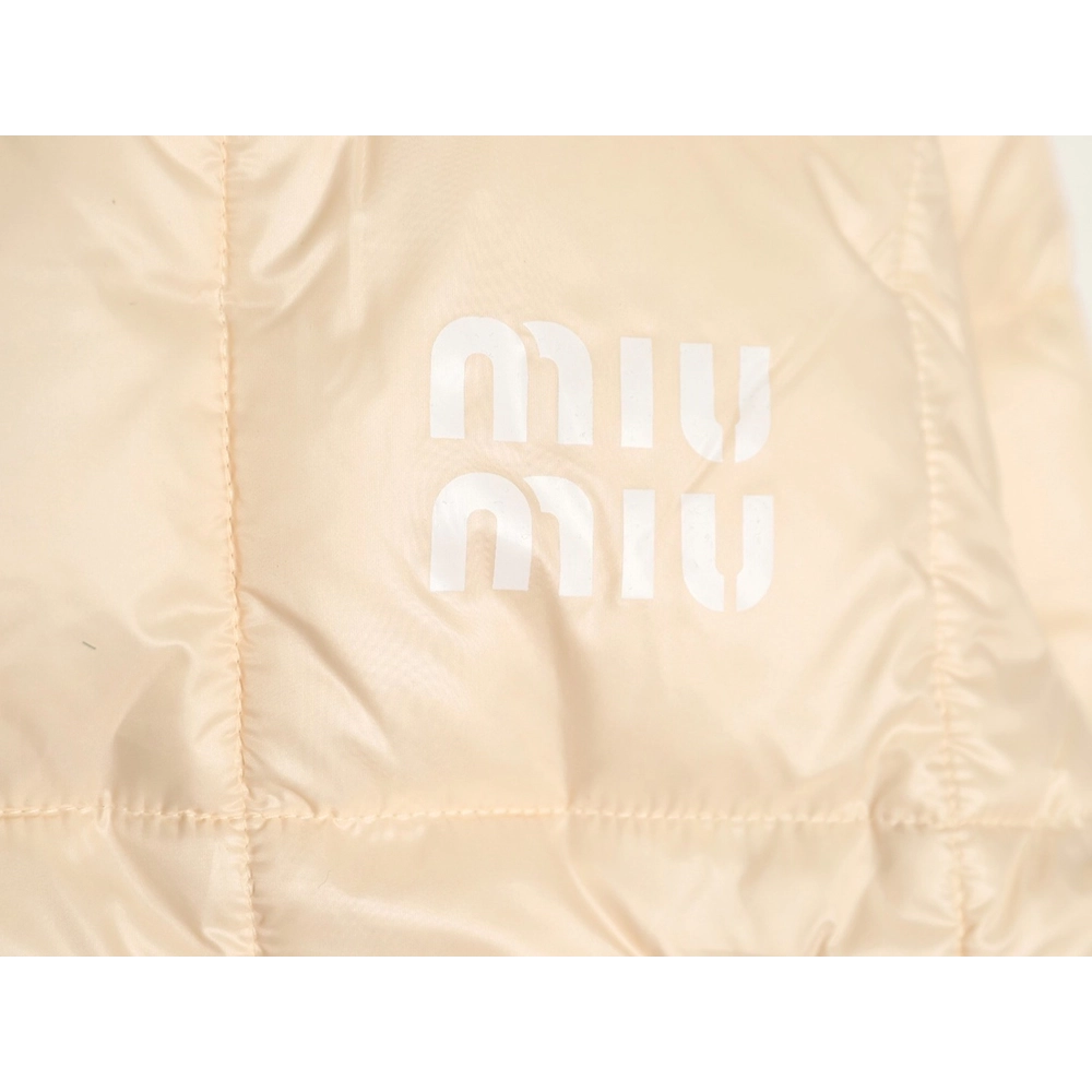 Miu Miu plaid short down jacket,Miu Miu Jacket,Jacket,APPAREL