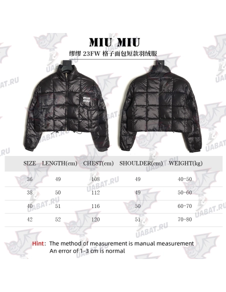 Miu Miu plaid short down jacket,Miu Miu Jacket,Jacket,APPAREL