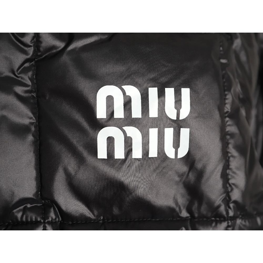 Miu Miu plaid short down jacket,Miu Miu Jacket,Jacket,APPAREL