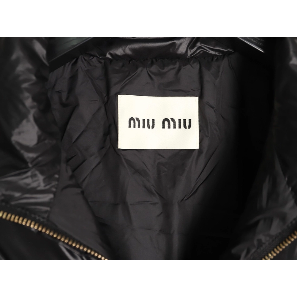 Miu Miu plaid short down jacket,Miu Miu Jacket,Jacket,APPAREL