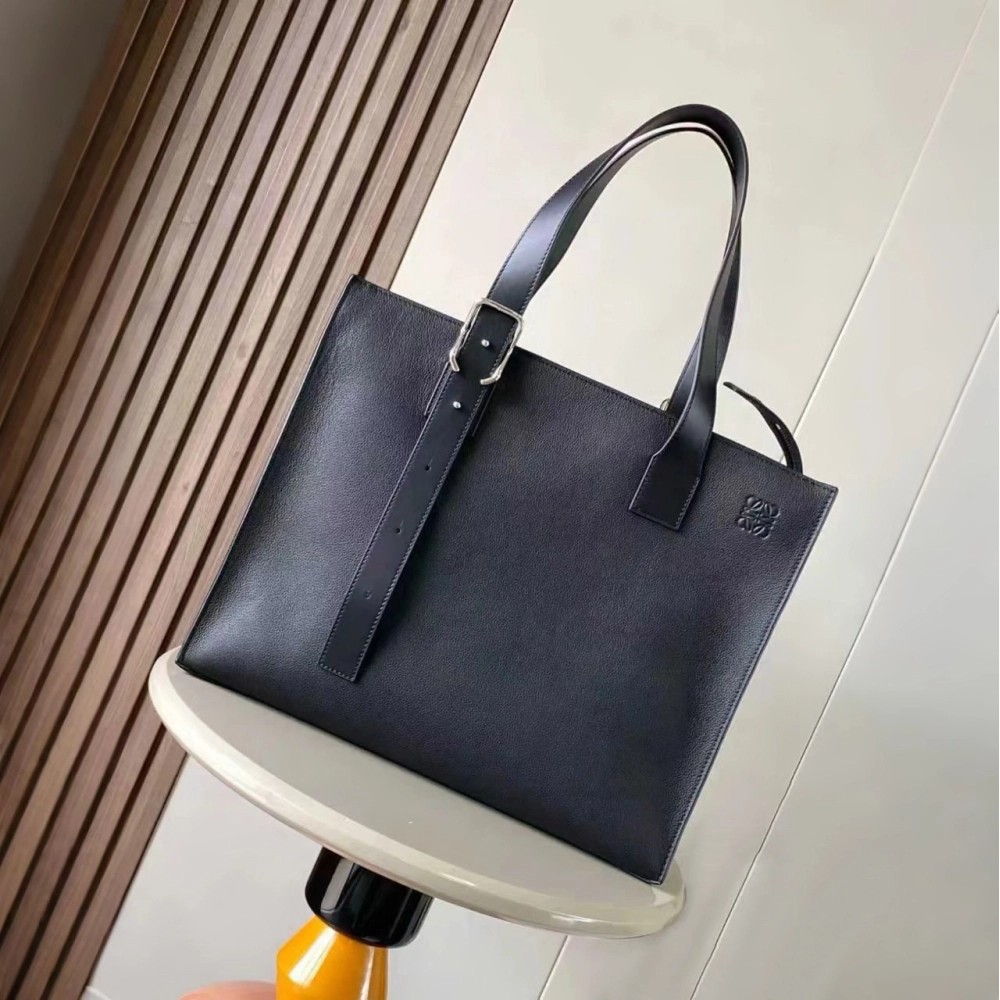 Loewe Buckle Zip Tote in Soft Grained Calfskin B692K9 38.7X9.2X32.9cm,Loewe Bags,BAGS