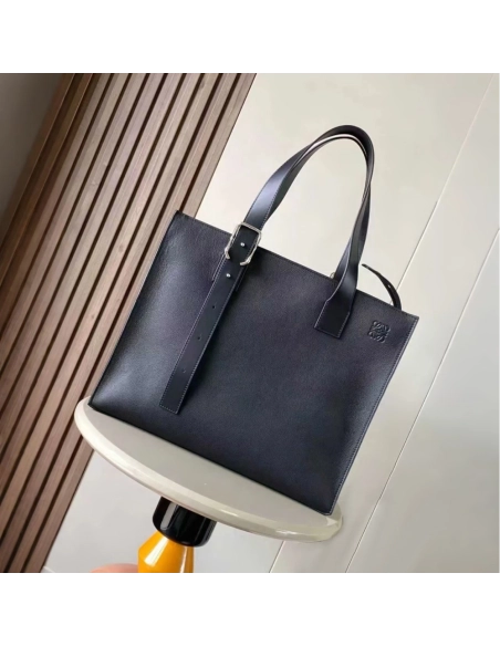 Loewe Buckle Zip Tote in Soft Grained Calfskin B692K9 38.7X9.2X32.9cm,Loewe Bags,BAGS