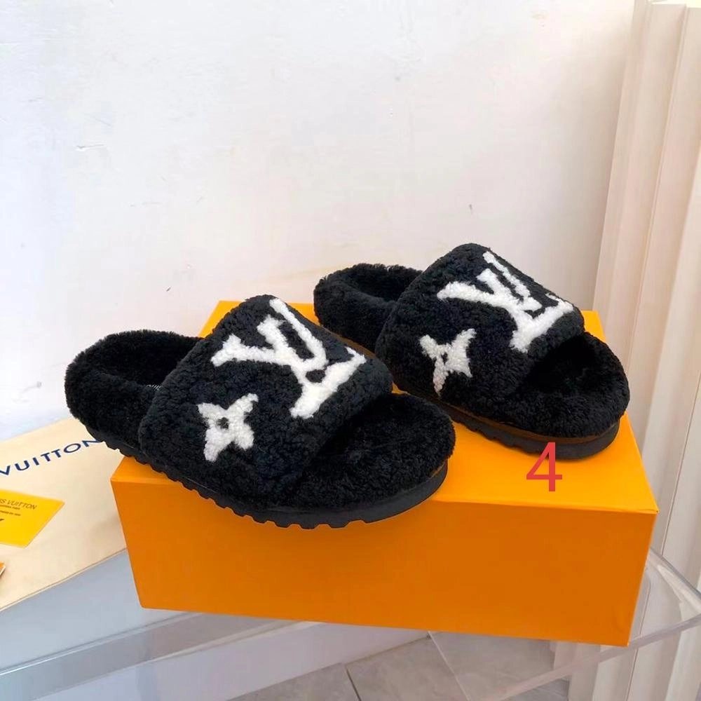 Louis Vuitton Shearling Paseo Mule 1A8VFJ,Louis Vuitton Slides,LOUIS VUITTON Sneakers,More Brands