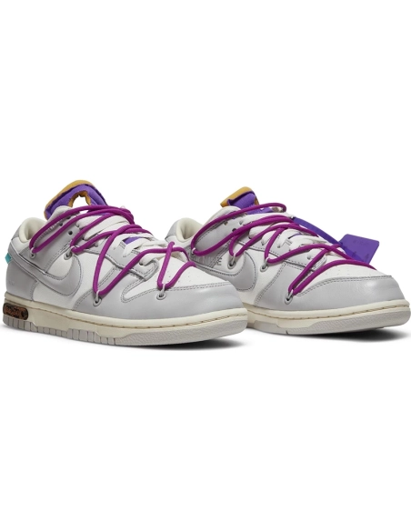 OffWhite x Dunk Low Lot 28 of 50,Dunk SB,NIKE SHOES Reps