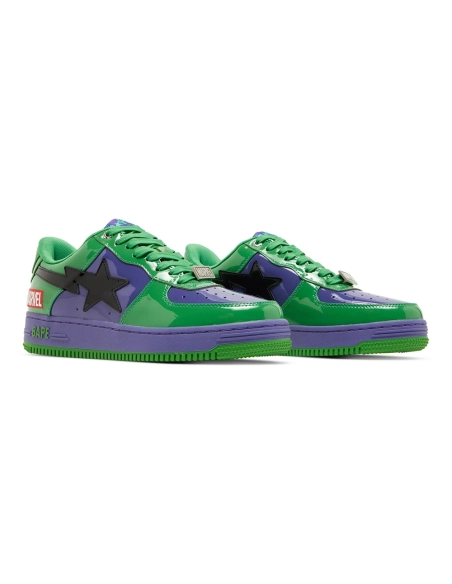 Marvel x Bapesta Hulk,BAPE SNEAKER,More Brands