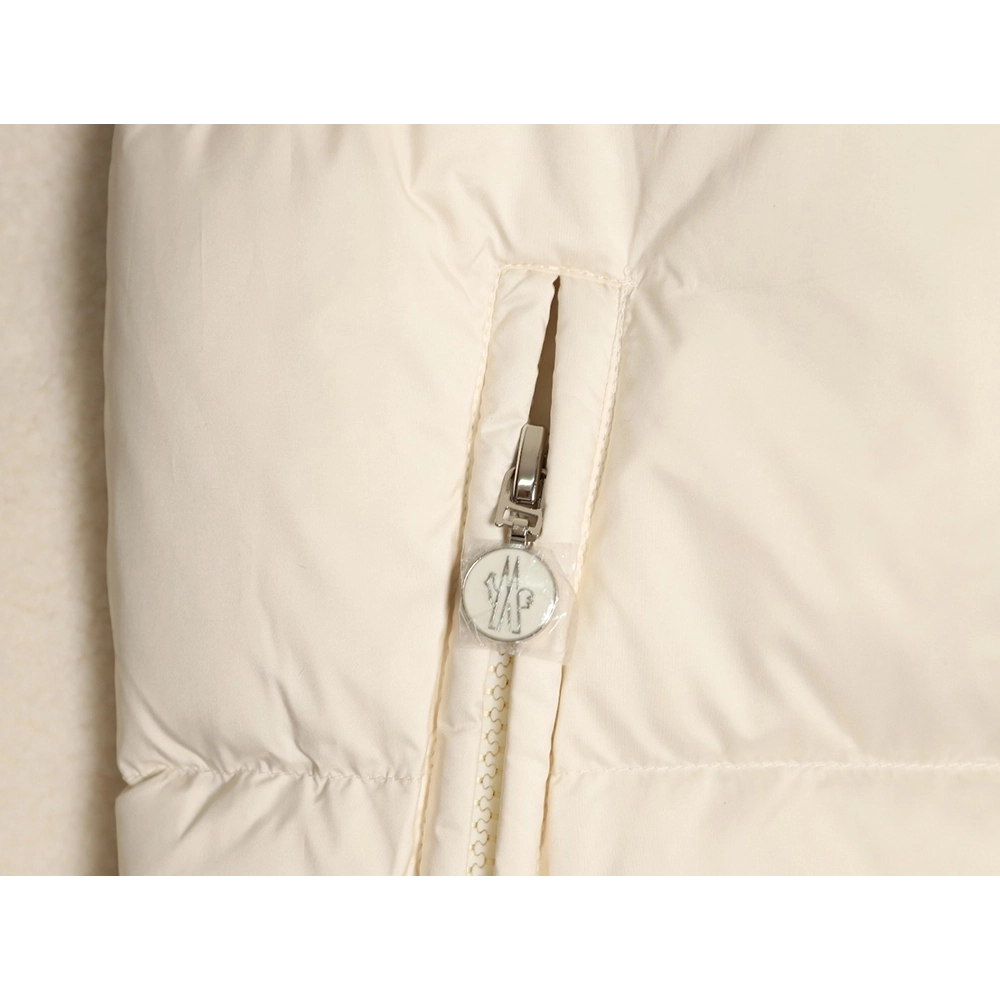 Moncler patchwork lambswool belted down jacket,Moncler Jacket,Jacket,APPAREL