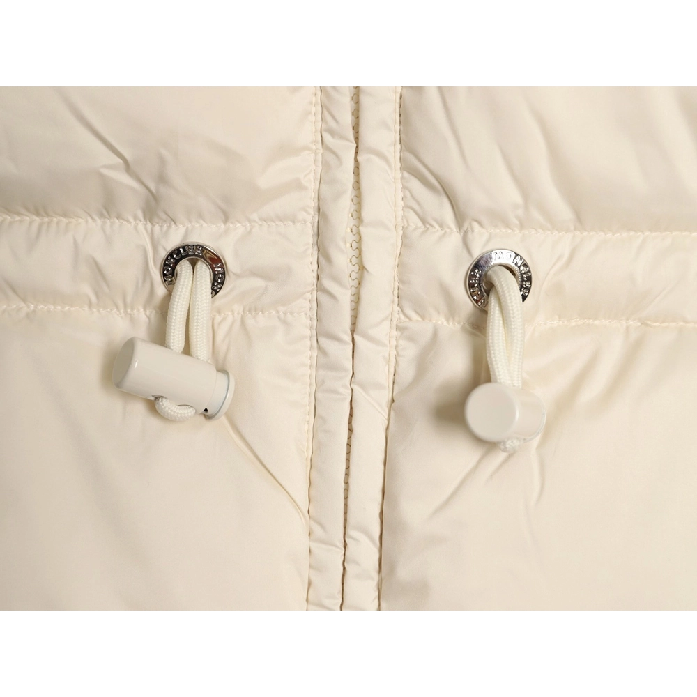 Moncler patchwork lambswool belted down jacket,Moncler Jacket,Jacket,APPAREL