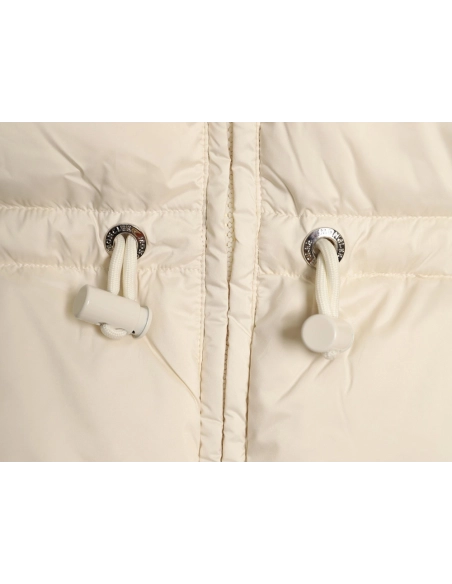 Moncler patchwork lambswool belted down jacket,Moncler Jacket,Jacket,APPAREL