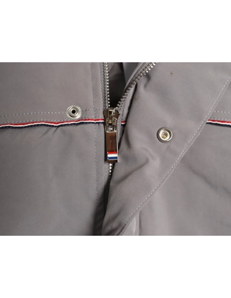 Thom Browne FourBar Baseball Jacket,Thom Browne Jacket,Jacket,APPAREL