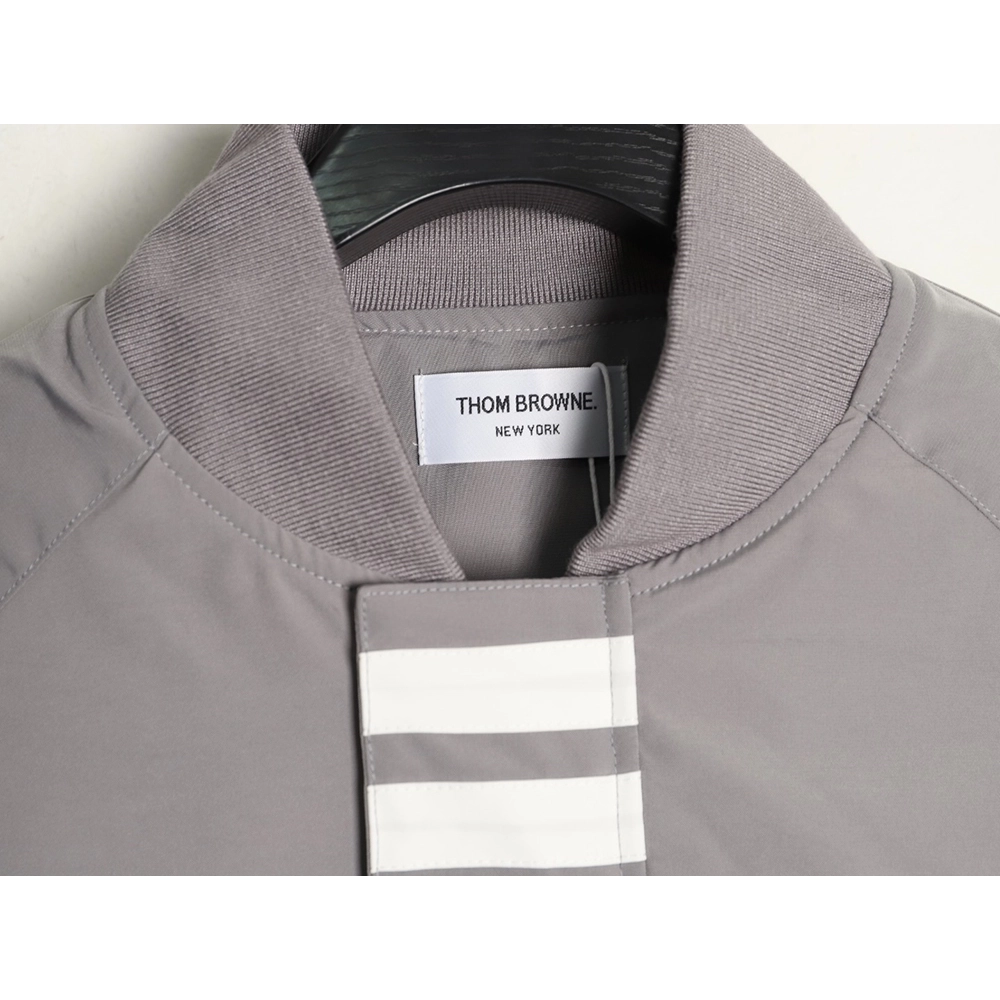 Thom Browne FourBar Baseball Jacket,Thom Browne Jacket,Jacket,APPAREL