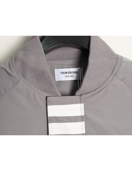 Thom Browne FourBar Baseball Jacket,Thom Browne Jacket,Jacket,APPAREL