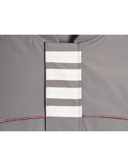 Thom Browne FourBar Baseball Jacket,Thom Browne Jacket,Jacket,APPAREL