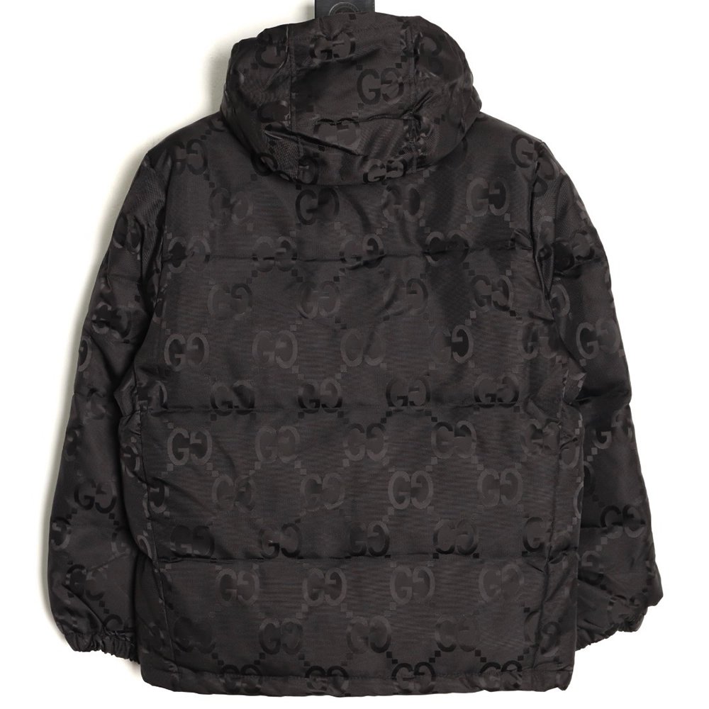 Gucci monogram jacquard monogram allover print down jacket coat,Gucci Jacket,Jacket,APPAREL