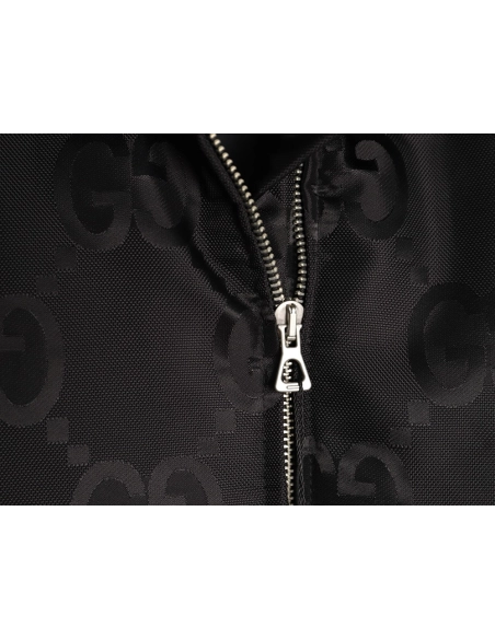 Gucci monogram jacquard monogram allover print down jacket coat,Gucci Jacket,Jacket,APPAREL