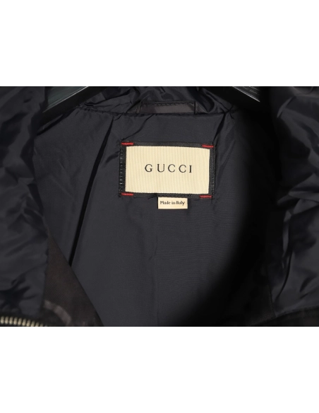 Gucci monogram jacquard monogram allover print down jacket coat,Gucci Jacket,Jacket,APPAREL