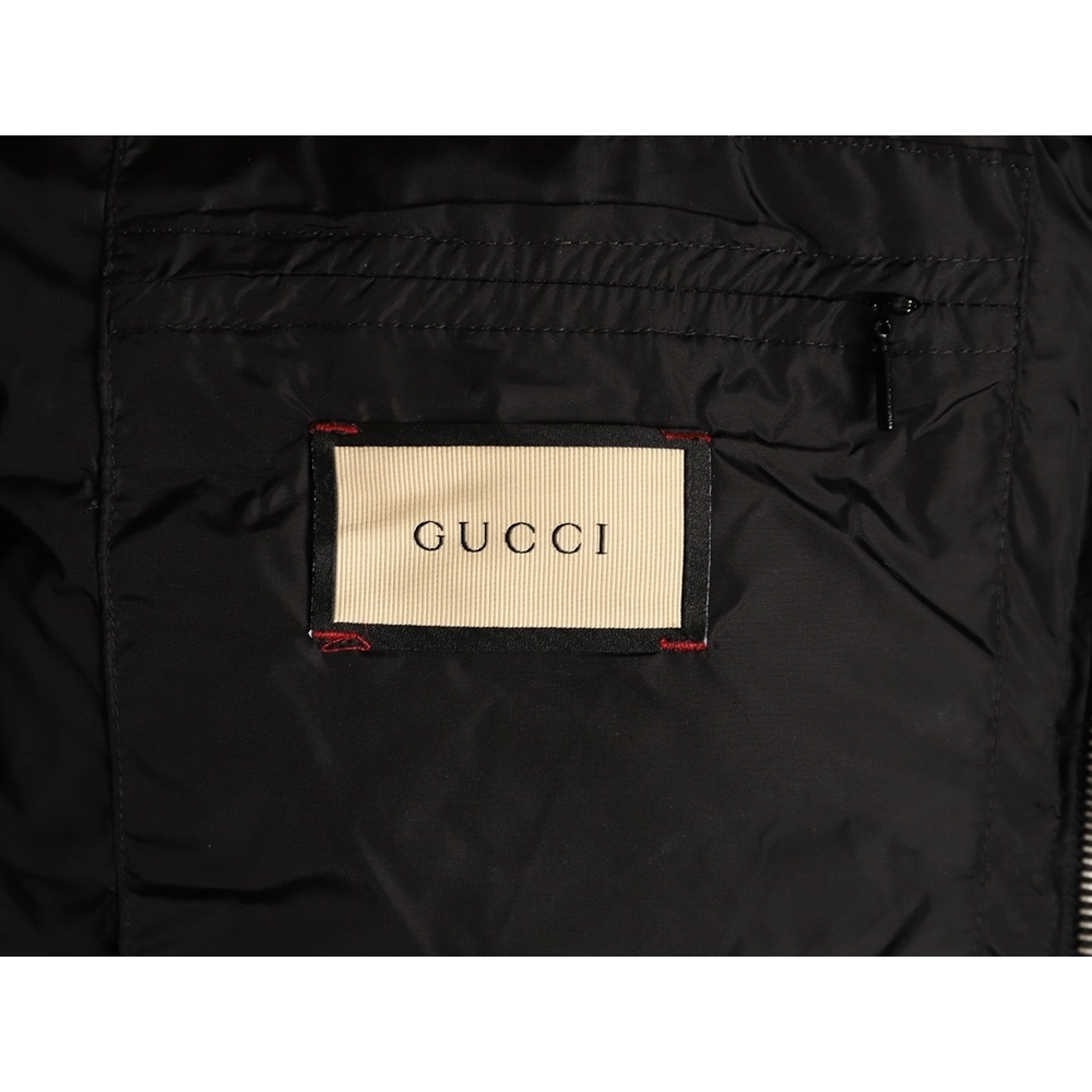 Gucci reflective G jacquard striped down jacket,Gucci Jacket,Jacket,APPAREL