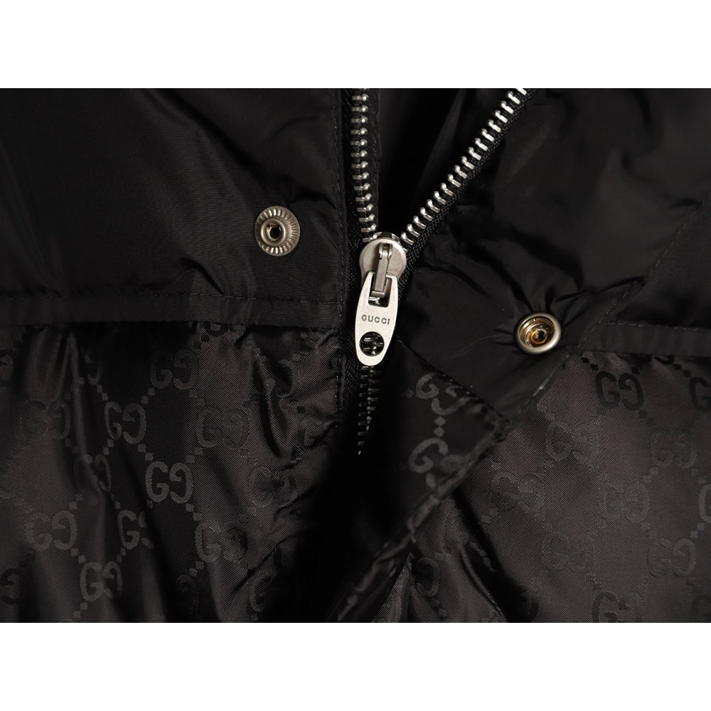 Gucci reflective G jacquard striped down jacket,Gucci Jacket,Jacket,APPAREL