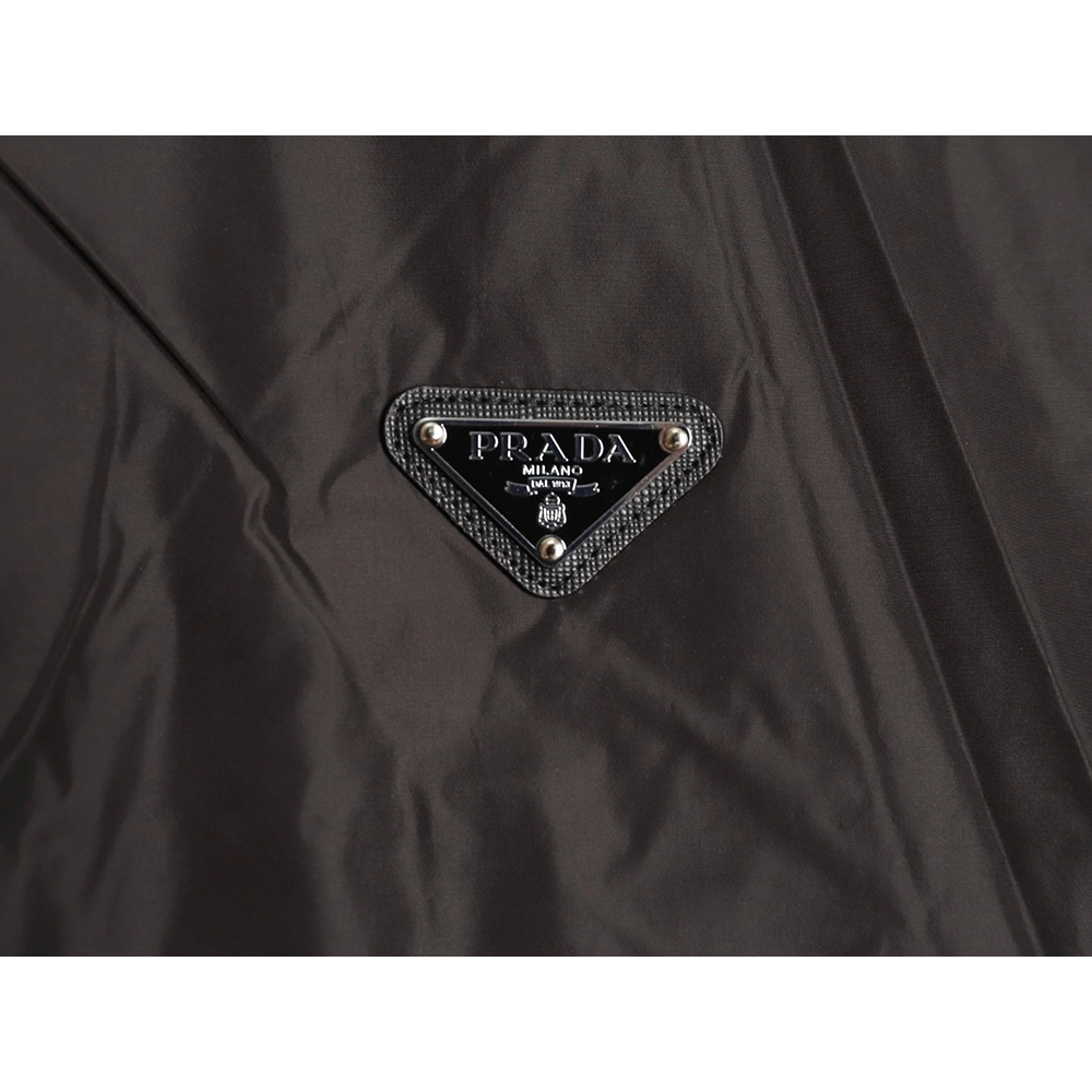 Prada fleece jacket with double flap pockets,Prada Jacket,Jacket,APPAREL